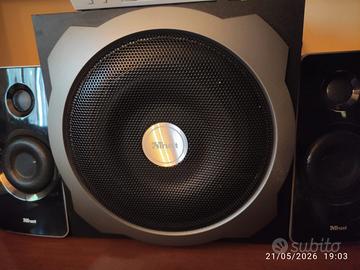 Sistema audio Trust, casse altoparlanti