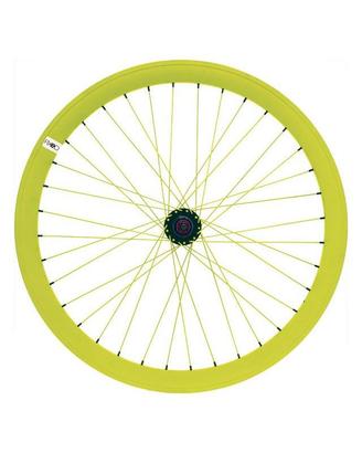 COPPIA RUOTE FIXED A RAGGI COLORATA