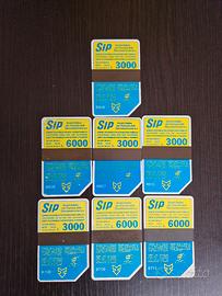 Schede telefoniche anni 80