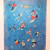 Quadro, stampa su tela, Kandinsky " Bleu de ciel "