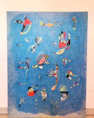 Quadro, stampa su tela, Kandinsky " Bleu de ciel "