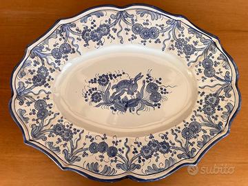 Prezioso piatto vassoio vintage, Ceramiche Grazia