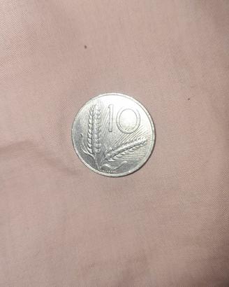 moneta da 10 lire 1982 RARA da collezione