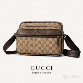 Gucci - Borsa GG Supreme Messenger Unisex