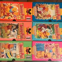 Lotto 6 VHS cartonate Winny Puh