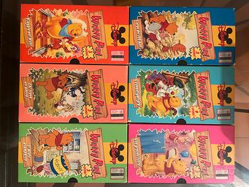 Lotto 6 VHS cartonate Winny Puh