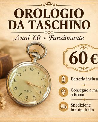 Orologio anni 60 