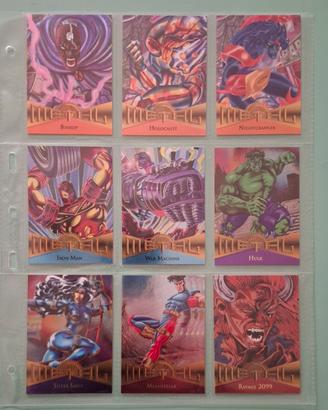 Trading cards Marvel Metal 1995 Fleer lotto