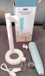 Schiuma latte a batteria 