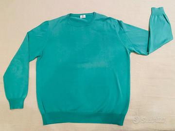pullover cotone Luigi Borrelli Napoli tg. 52 XL
