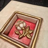 Thun quadro con fiore in rilievo