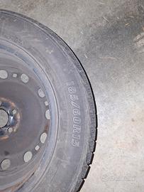 pneumatici invernali usati+ cerchi in ferro