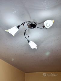  lampadari  a filo  parete