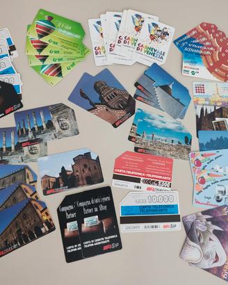 lotto 97 Schede telefoniche miste rare