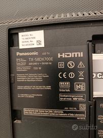 SmartTv 58 pollici - wifi rotto, solo lan