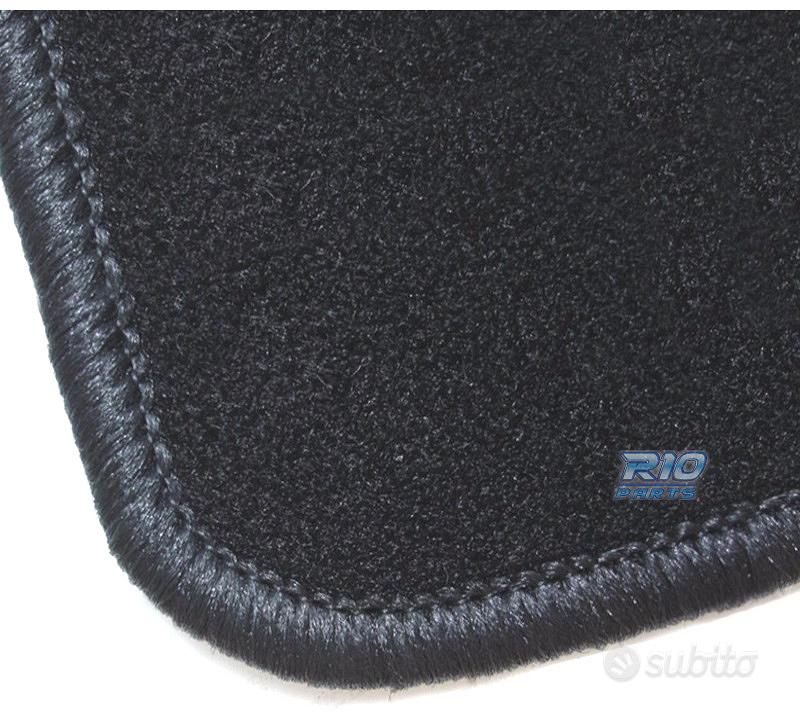 Set Tappetini Auto Per Renault Master II (1997-2010) - Antiscivolo, Facili Da Pulire, Colore Nero Con Bordo Marrone - 1 Pezzo Autista