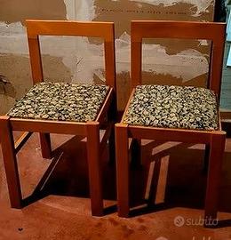 sedie di legno Vintage