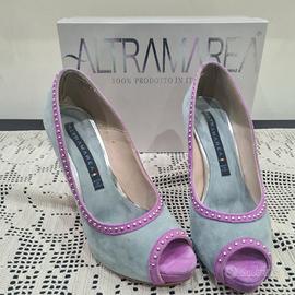 Scarpe con tacchi alti misura 38 sexy colore grigi