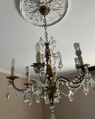 Lampadario in vetro