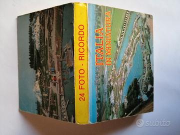 Libretto fisarmonica souvenir Italia in miniatura
