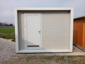 casetta da giardino moderna