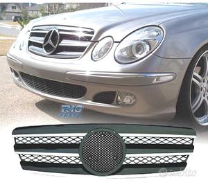 GRIGLIA MERCEDES CLASSE E W211 02-06 CROMATA NERA