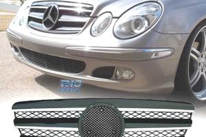 GRIGLIA MERCEDES CLASSE E W211 02-06 CROMATA NERA