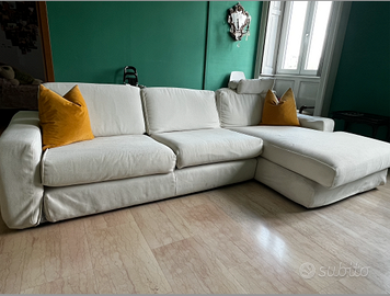 Divano letto angolare ad L
