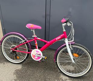 Bici MTB Btwin bambina con cambio ruota 20