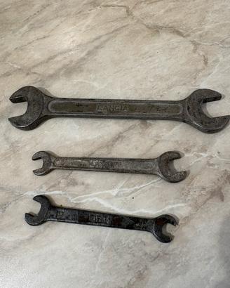 Chiavi inglesi vintage Lancia e Fiat