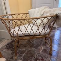 Cesta neonato in vimini