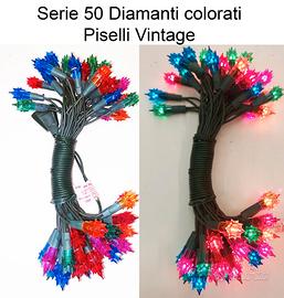 Luci di Natale serie 50 diamanti Colorati  U118