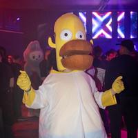 Mascotte homer simpson