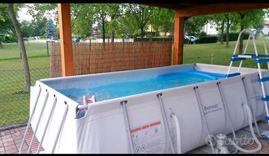 piscina fuori terra 404x201x100