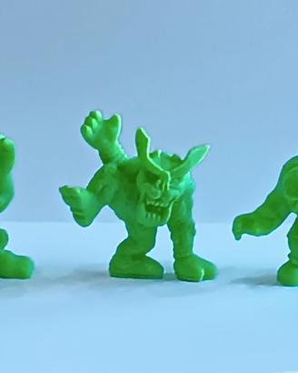 Lotto 3 figurine Monster in My Pocket 1990.