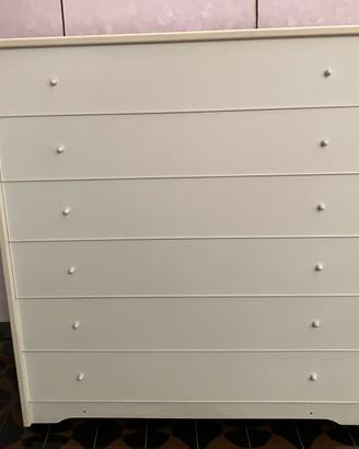 Letto pieghevole a scomparsa in mobiletto