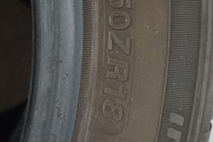 4 PNEUMETICI GOMME 235 50 R18 THREE A SEMINUOVI