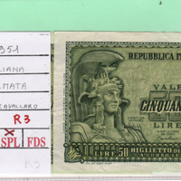 2 banconote da £ 50