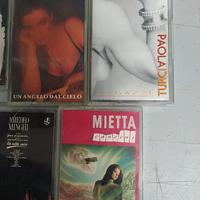 9 cassette musica italiana anni 80