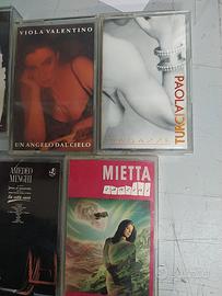 9 cassette musica italiana anni 80
