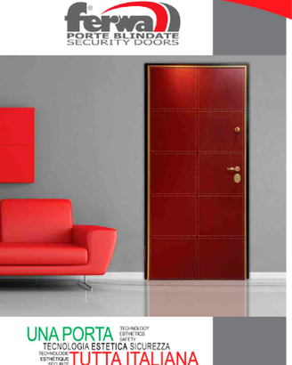 Porta blindata ferwall con cilindro europeo 5K
