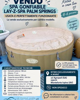 SPA gonfiabile Lay-Z-Spa Palm Springs,