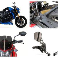 Suzuki Gsx S 750 950 scarico bauletto parafango