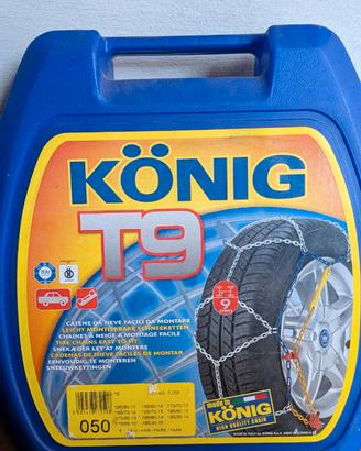 Catene da neve König T9 - Misura 050 - NUOVE MAI M