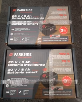 2 batterie 8ah parkside 