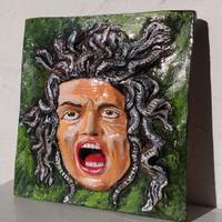 MEDUSA Opera D'Arte Eseguita a Mano