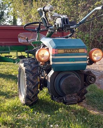 Motocoltivatore con rimorchio 4x4