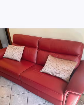 Divano 3 posti pelle
