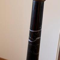 Lampada antica marmo nero stile vittoriano