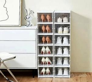 Organizzatore scarpe a 6 cubi 